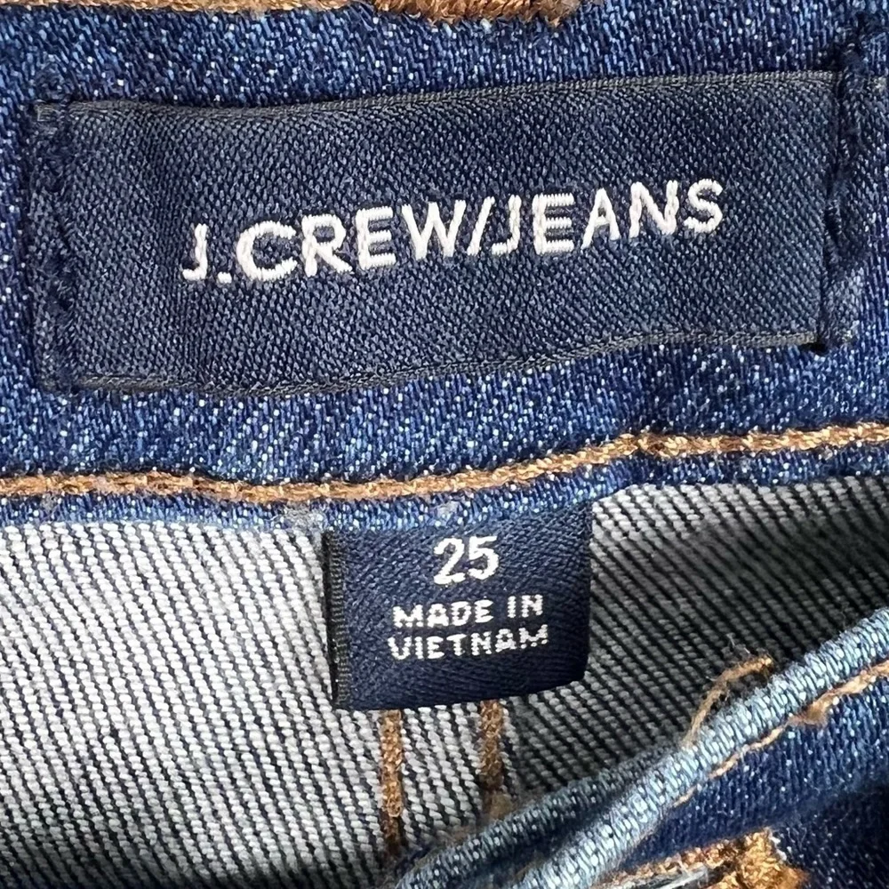 JCREW Vintage Straight Leg Jeans button fly raw hem